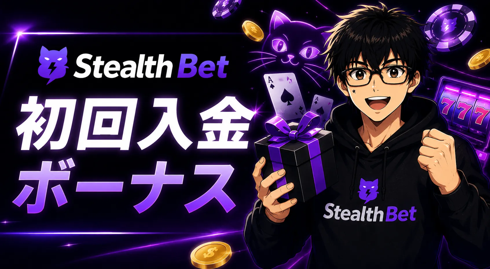 ステルスベット初回入金ボーナスを解説